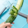 thumbnail image 3 of 1Pcs Multi-Functional Vegetable Peeler with Container For Kitchen, Handheld Kitchen Peeler for Potatoes Cucumbers Carrots Vegetables Home Cooks Parents Beginners Meal Prep Apartment Dorm, Grey, 3 of 4