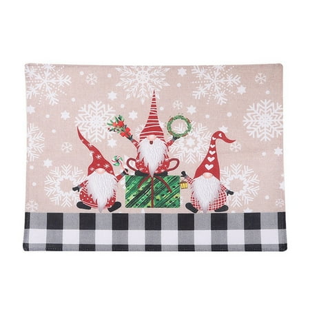 

Lovely Man Dining Table Mat Thermal Insulation Mat Restaurant Holiday Decoration B