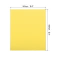 thumbnail image 2 of Unique Bargains Protège-Cartes Imperméable Doux Jaune 1 Pack/50 Manches, 2 of 5