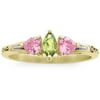 Keepsake Personalized Heart's Embrace Mother's Birthstone Ring available in 10kt Gold and 14kt Gold