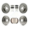 thumbnail image 1 of Transit Auto Front Rear Disc Brake Rotors Semi-Metallic Pads and Drum Kit for Car Ford Fiesta K8F-103175, 1 of 11