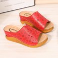 thumbnail image 5 of Zapatillas con cuña para mujer, zapatillas para exteriores para mujer, cadena de perlas, suela blanda Wmkox8yii ytu11064, 5 of 5