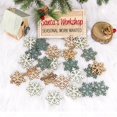 thumbnail image 5 of 24ps/box Christmas Wooden Pendants Hanging Ornaments DIY Wood Crafts for Xmas Tree Decorations Kids Painting Gifts 5 Styles, 5 of 5