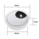 thumbnail image 2 of Monstrate 2Pcs 60mm Computer Desk Table Grommet Cable Cover Port Hole Wire Almacenamiento y organización del hogar Plata, 2 of 6