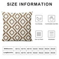 thumbnail image 6 of JRXY  Decorative Throw Pillow Covers Set of 2 Geometric Design Cushion Cover for Couch Sofa Living Room,Golden Brown White, 6 of 6