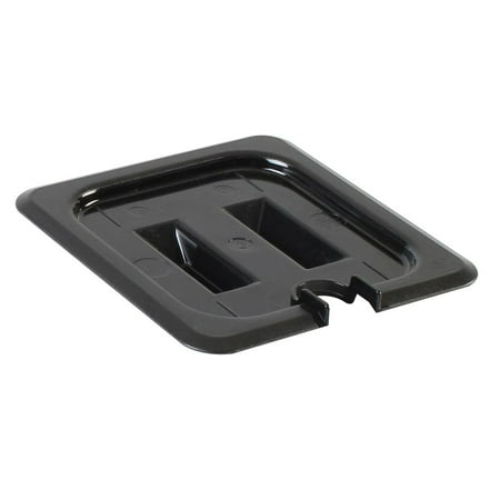 

Sixth Size Slotted Cover For Polycarbonate Food Pan Black Pack of 24