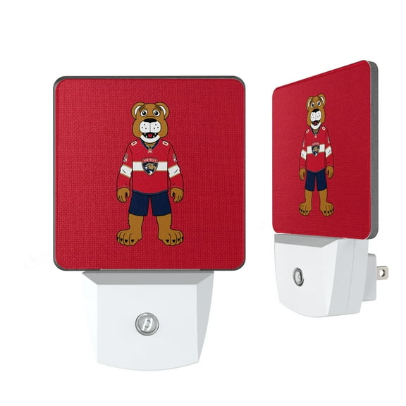 Florida Panthers 2-Pack Solid Design Mascot Nightlight Set