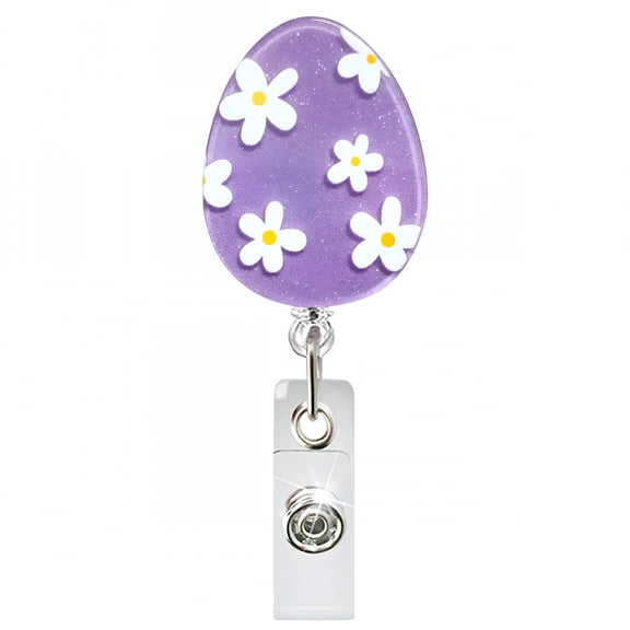 GJX Easter Badge Reels Retractable Nurse Badge Holder with Alligator Clip