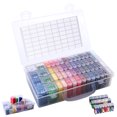 thumbnail image 1 of (Caja Almacenamiento 56 Rejillas (grande 8 + Pequeña 48) + 64 Pegatinas) Caja Almacenamiento Pintura Diamantes Caja Diamantes Tamaño Mixto Caja Embalaje Plástico Transparente para Bricolaje, 1 of 9