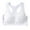 White, variant on TANYSU Girls Sports Bra Bralette Seamless Training Bras For Active Teens Comfortable Breathable Workout Camis For Girls Seamless Soft Stretch Athletic Camisoles Child Solid Color