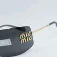 thumbnail image 3 of MIU MIU MU54YS 5AK5S0 Gold/Dark Grey 80-14-110 Sunglasses New Authentic, 3 of 5
