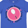 thumbnail image 4 of Inktastic I Love Tennis Pink Girls Toddler T-Shirt, 4 of 5