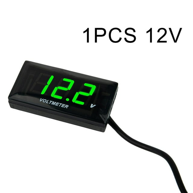Dc 12V Led Digital Monitor Volt Meter Display Battery Gauge Voltage Caravan/Car