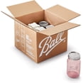 thumbnail image 3 of Ball Jar Rose Vintage Regular Mouth Quart Canning Jars, 4-Pack, 32 oz, 3 of 11