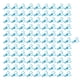 thumbnail image 2 of 100 Uds. Abrazaderas para carpetas de gatos, forma de gatito lindo, sujeción fuerte, Clips de carpeta huecos de Metal duraderos para el hogar, oficina, escuela, azul, 2 of 5