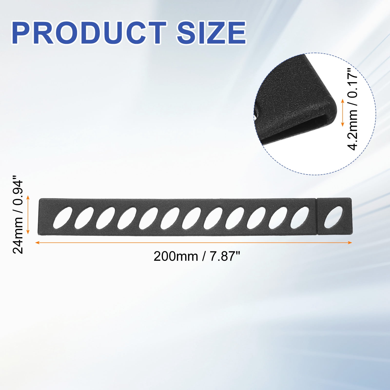 100Pcs Blade Edge Guard 7.87"x0.94"x0.16" Knife Guards Blade Edge Protector
