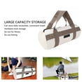 thumbnail image 3 of Heavy Duty Canvas Tool Tote Bag Large Capacity Storage Round for Electrician Garden Hardware Carrying, 3 of 7