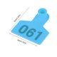 thumbnail image 3 of Plastic Livestock Ear Tag Numbered 1-100 for Goat Sheep Pig Blue, 3 of 4