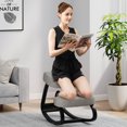 thumbnail image 2 of Costway Rocking Kneeling Chair Ergonomic Posture Correcting Back Pain Padded Cushion, 2 of 10