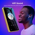 thumbnail image 3 of 72GB WiFi Mp3 Player with Bluetooth, TIMMKOO 4.0" Full Touch Screen Mp3 Mp4 Player with Speaker, HiFi Sound Walkman Digital Music Player with FM Radio, Recorder, Ebook, Clock, Browser (Yellow), 3 of 7