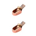 thumbnail image 1 of Destyer Luthiers Tool For Easy And Precise Plane DIY Essential Copper DIY Violin Viola Tool Finger Planer Rosegold 2 2Set, 1 of 6