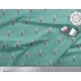 thumbnail image 3 of Soimoi Polyester Crepe Fabric Floral Block Decor Fabric Printed Yard 52 Inch Wide, 3 of 3