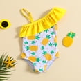 thumbnail image 6 of Laklulu Baby swimsuit girl little girls swimsuit  Girls One-Shoulder + High Waist Bottom Swimsuit (2 Piece), 6 of 6