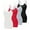 Black, White, H Gray, Red, variant on YouLoveIt 4PCS Women's Long Camisole Tank Tops Cotton Tank Top Adjustable Spaghetti Strap Tank Top Women's Basic Solid Camisole Tank Tops