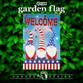 thumbnail image 6 of G128 Garden Flag Patriotic Decoration Welcome 3 Patriotic Gnomes 12"x18", 6 of 8