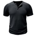 thumbnail image 4 of European And American Sports Slim Fit Muscle Men's Short Sleeve T-shirt M, 4 of 5