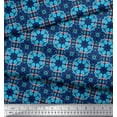 thumbnail image 2 of Soimoi Moss Georgette Fabric Geometric & Paisley Decorative Print Fabric by The Yard 42 Inch Wide, 2 of 2