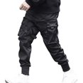 thumbnail image 1 of Men Casual Harem Joggers Sweatpant Hip Hop Trousers Multi Pocket Cargo Pants3XL, 1 of 5