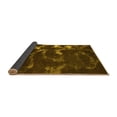 thumbnail image 2 of Ahgly Company Indoor Square Oriental Yellow Modern Area Rugs, 3' Square, 2 of 4