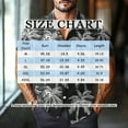 thumbnail image 3 of Yiaimeir Men's Short Sleeve Tropical Leaf Print Button-Down Shirt Casual Hawaiian Beachwear for Summer Parties，Size M-3XL, 3 of 5