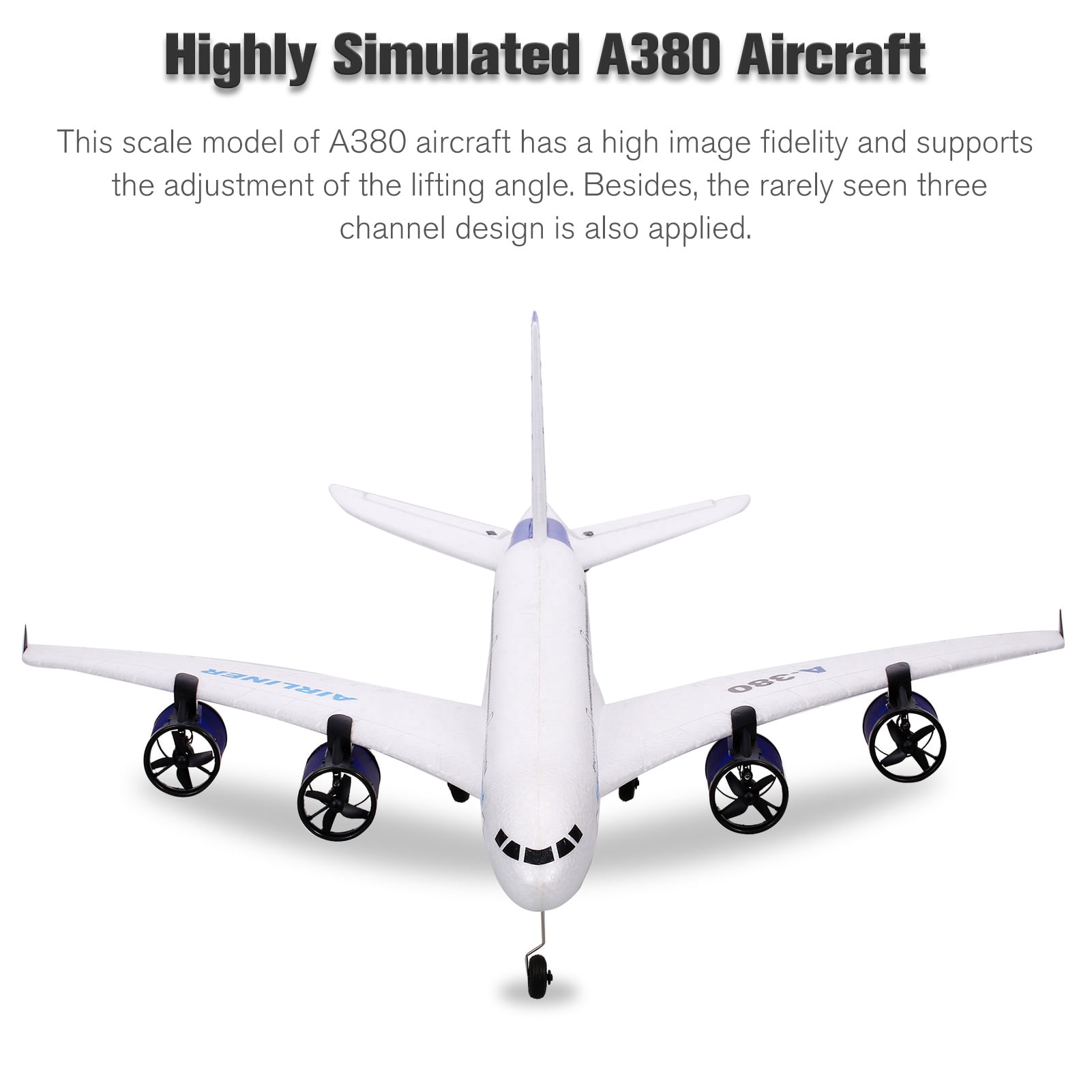 RC Airplane 2.4G Three Channel 360 Degree Roll Remote Control Flying Aircraft for Beginner
