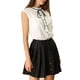 thumbnail image 4 of Camisas de verano con cuello atado y mangas cortas para mujer estilo chic INSPIRE, botón, volantes, XS, blanca, 4 of 7