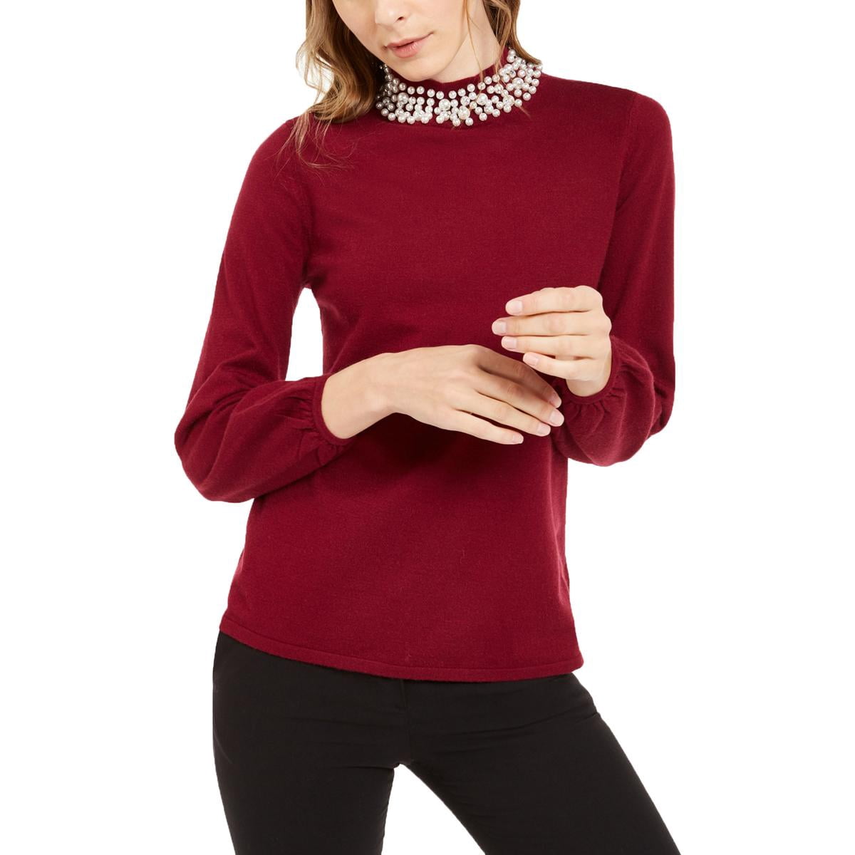 NEW Women's ELEMENTZ Red Sweater size 