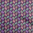 thumbnail image 1 of oneOone Cotton Flex Purple Fabric Skull Sewing Craft Projects Fabric Prints By Yard 40 Inch Wide, 1 of 5