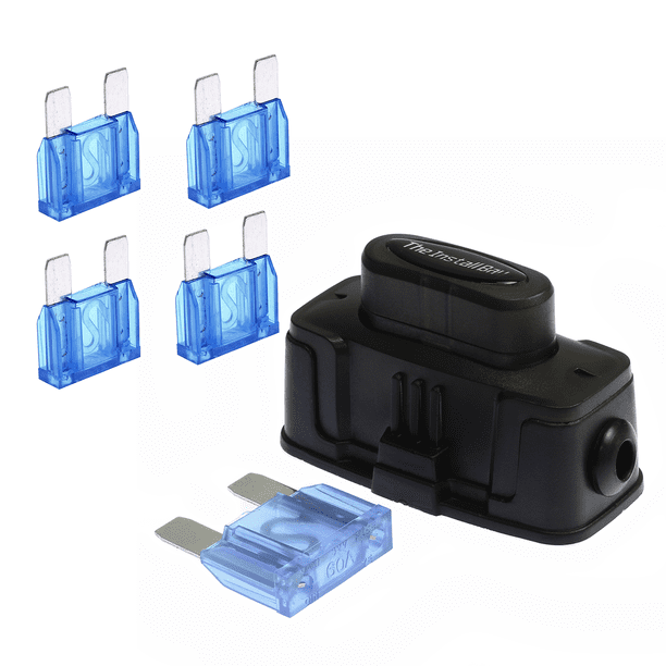 MAXI Inline Fuse Holder Fuseholder Install Bay 4 6 8 Gauge (5 PACK 60