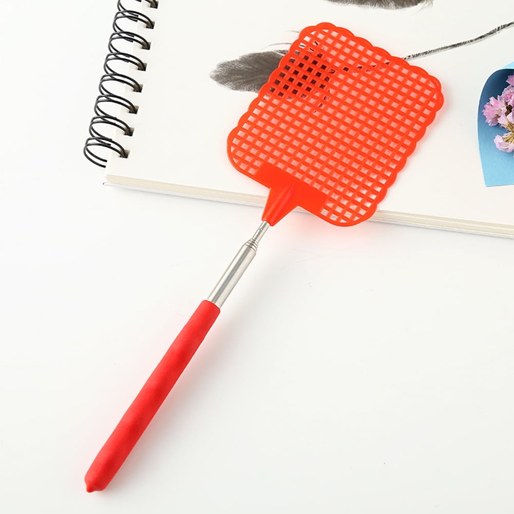 WEILYDF Fly Swatter Classic Simple Upgrade Swatter Practical Telescopic Fly Swatter for Garden Bedroom Insect Elimination 