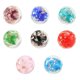 thumbnail image 1 of 8 piezas de cuentas brillantes para manualidades, luces nocturnas, piezas de joyería para pulseras, collares y pendientes (rojo, zafiro, verde, verde fruta, negro, rosa, morado, azul lago, 12 mm), 1 of 7