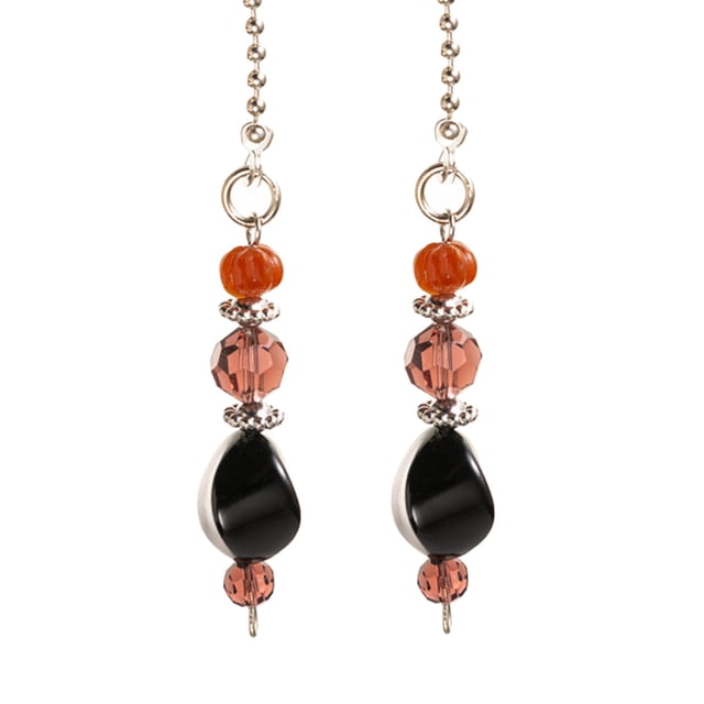 FRCOLOR Fan Pull Chain 2Pcs Home Ceiling light Pull Chains Beads Fan Switch Extensions (Assorted Color),12.01"X0.79"X0.79"