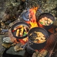 thumbnail image 4 of 8-inch Foldable Camping Frying Pan Aluminum Alloy Camping Cookware, 4 of 6