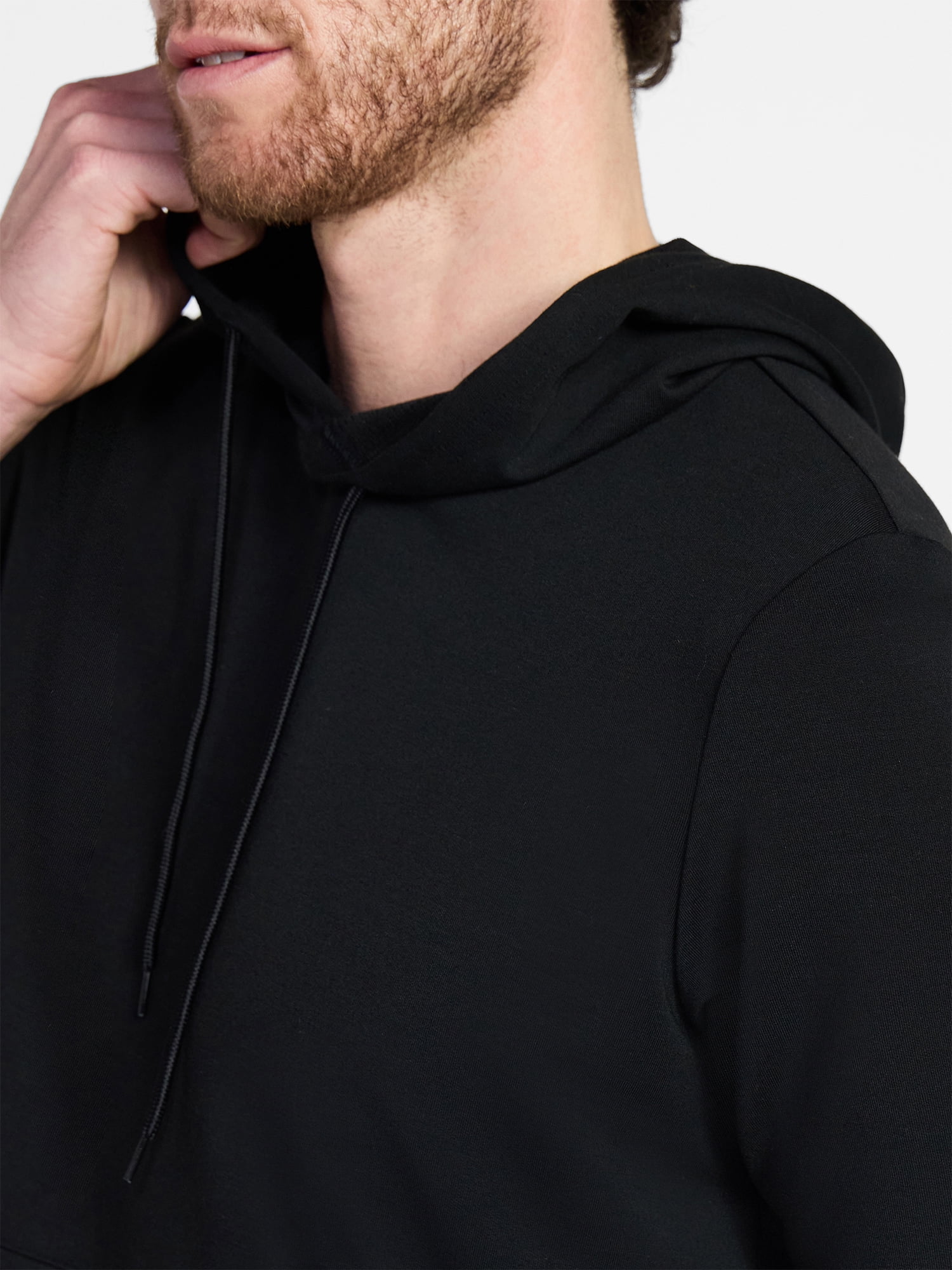 Athletic Works Men's and Big Men's Performance Coach Style Short Sleeve Hoodie Sweatshirt, Sizes XS-5XL
