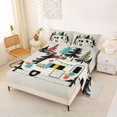 thumbnail image 2 of Erosebridal Teens Happy Camping Full Size Sheets 4-Piece,RV Car Bed Sheets for Kids Girls Boys,Super Cozy Room Decor, 2 of 5