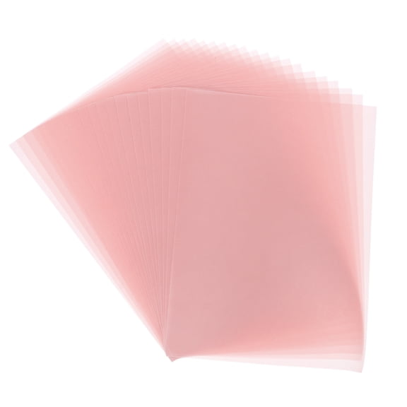 Uxcell 20 Sheet Light Pink Transparency 11.7" x 8.2" Printable Vellum Paper