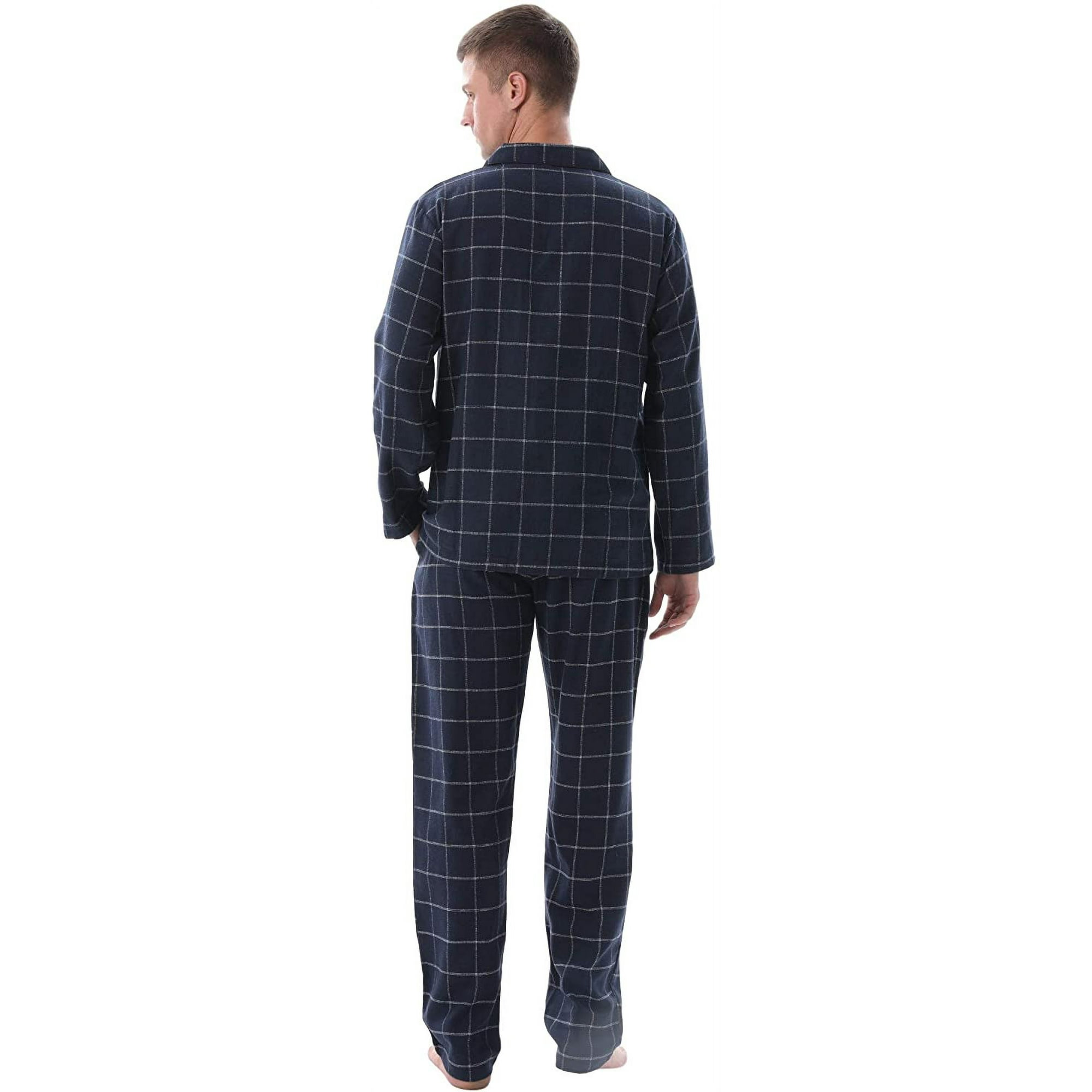 Button down flannel pajamas sale