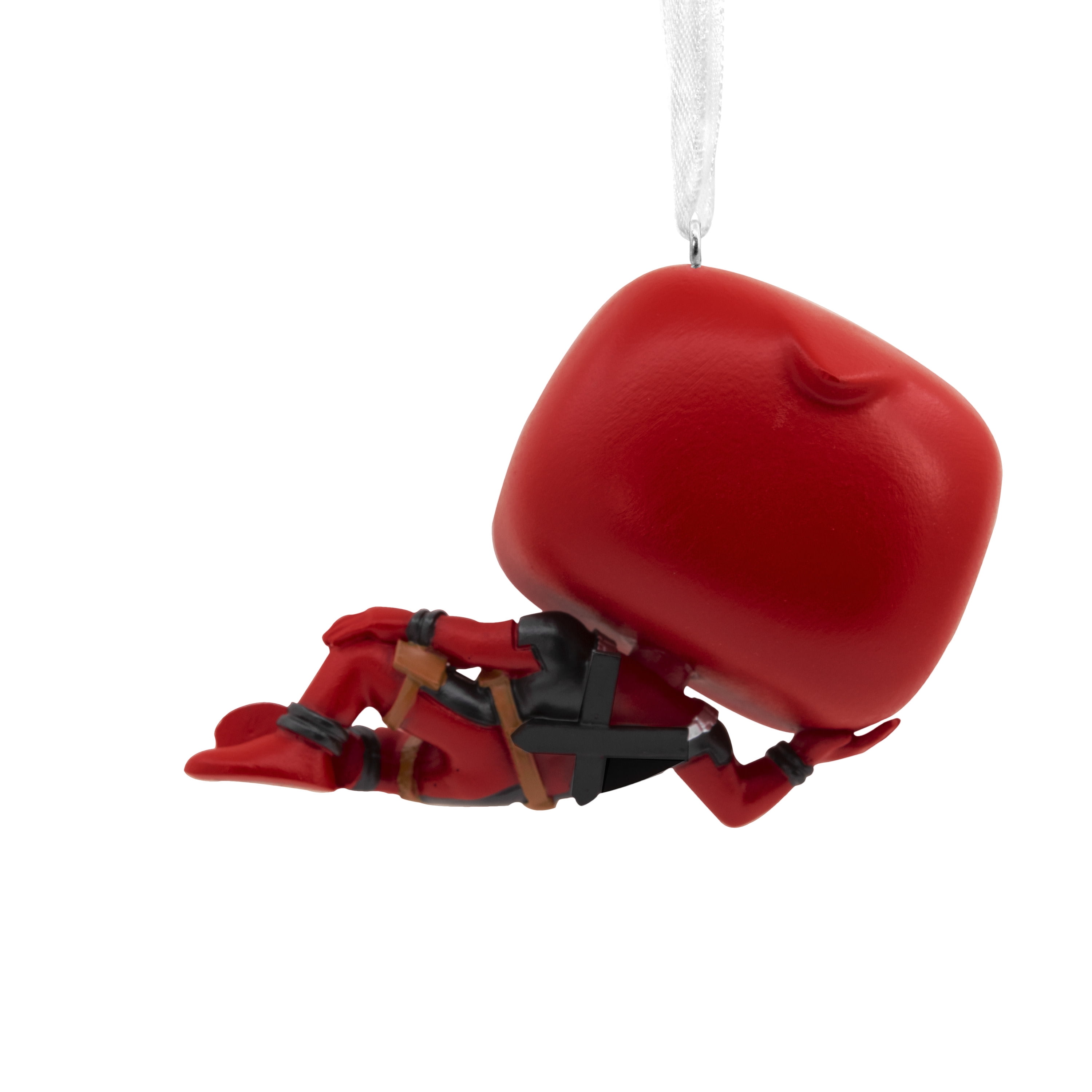 Hallmark Marvel Deadpool laying down Funko POP Christmas Ornament, 1 Count