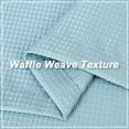 thumbnail image 4 of Tier Curtains, Waffle Weave Textured Short Curtain for BathroomWindow Covering Kitchen Cafe Curtains Set of 2, 4 of 9