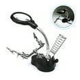 thumbnail image 6 of GUYUTING Adjustable Soldering Iron Magnifier Station with LED Lights Helping Hands Clamps 2.5X 5X Lens for Precise Soldering Tasks, 6 of 10